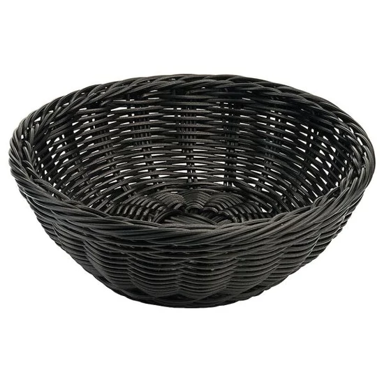 Kenyérkosár - 4783-as széria - 20 cm fekete - MOSHATÓ