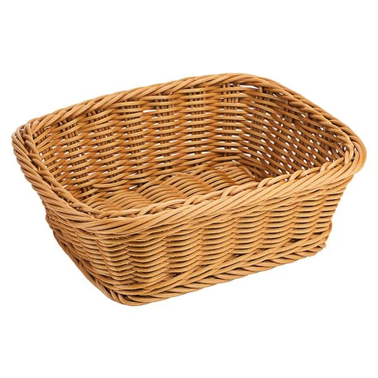 Kenyérkosár - 4785-ös széria - 23 x 18,5 cm barna - MOSHATÓ