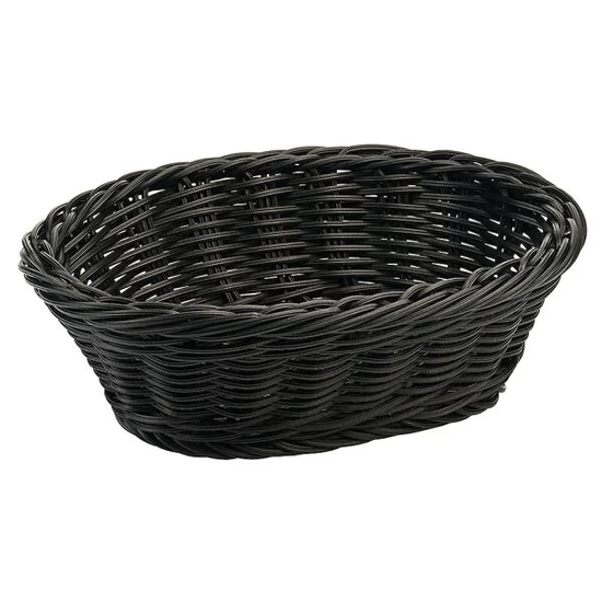 Kenyérkosár 4787-es széria - 24 x 15 cm fekete - MOSHATÓ