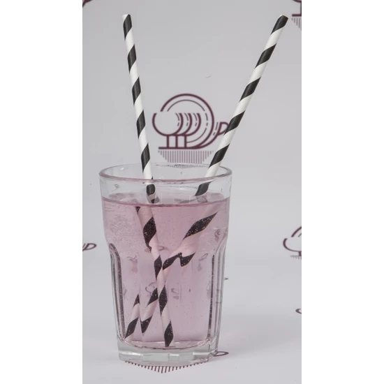 Komposztálható szívószál 6 mm x 23 cm 250 db