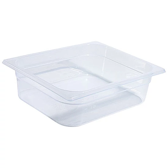 GN 1/2-es edény polipropilénből 100 mm mély, 6 L