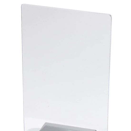 Menü kártyatartóhoz PVC lap  20 x 12 cm
