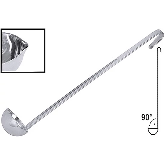 Szósz, dresszingkanál, 0,06 L, 1816-os széria - hosszúnyelén mértékjellel