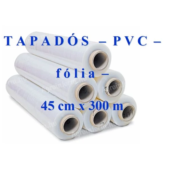 Tapadós PVC frissfólia, 45 cm x 300 méter