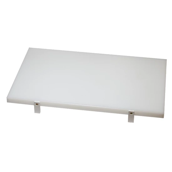 Vágólap * fehér * 40 x 25 x 1,5 cm * ütköző fülekkel