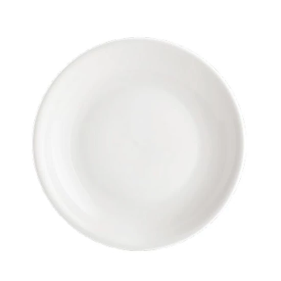 By bone fehér prezentációs tál 25 cm, 1300 cc