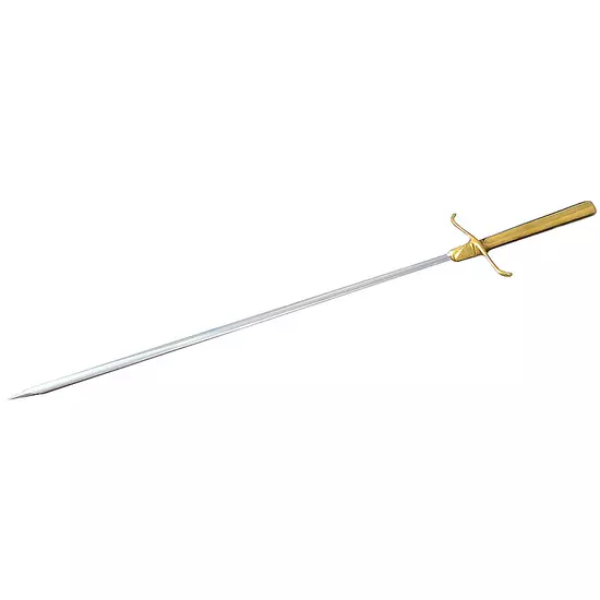 Saslik kard bronzmarkolattal, 35 cm