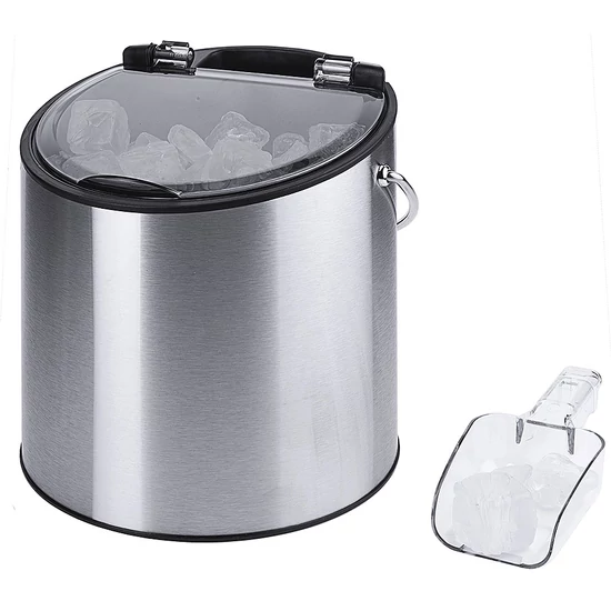 Duplafalu PRÉMIUM jégvödör, jéglapáttal, 3,8 L