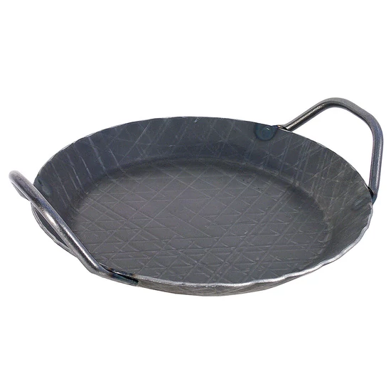 Kétfülű tálalóserpenyő vasból 24 cm