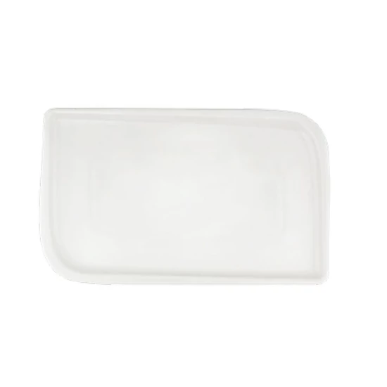 Arel fehérszínű porcelán szögletestányér 36 x 16 cm