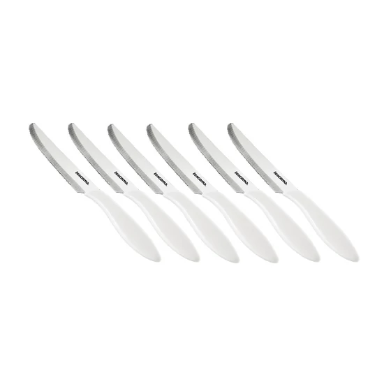 PRESTO evőkés, 12 cm, 6 db, fehér