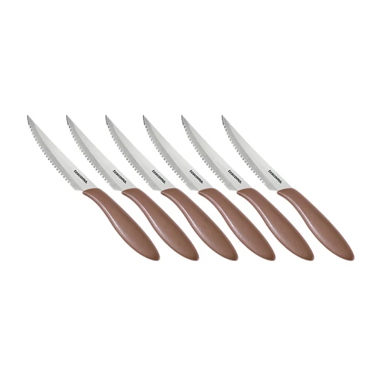 PRESTO steak kés 12 cm, 6 db, barna