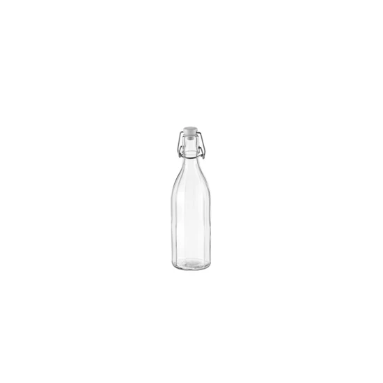 DELLA CASA csatos üvegpalack,szögl.500ml