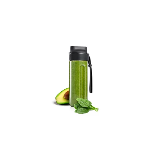 PRESIDENT smoothie üveg 0,6 l, antracit