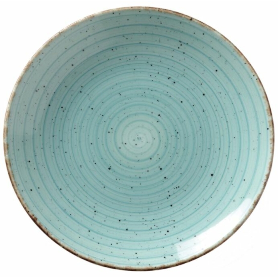 Türkiz lapos tányér 30 cm
