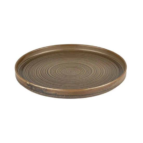 Helix Kaldi vegan lapostányér, relieffel 23 cm