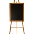 Kültéri megállítótáblákhoz festőállvány, 165 cm - teak