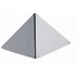 Piramis forma, 8,5 x 8,5 x 8 cm