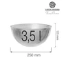 Kép 3/8 - Aura üveg büfétál, 250 mm
