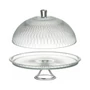 Kép 1/5 - Aura üveg tortatál fedővel, 320 x (h)230 mm