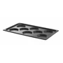 Kép 2/5 - Tálca tojásokhoz, tapadásmentes bevonattal, CONVECTOMAT EGGPLATE, HENDI, GN 1/1, Fekete, 530x325x(H)26mm