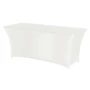 Kép 2/4 - Büféasztal PAT 1-es típushoz fehér spandex huzat