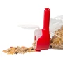 Kép 1/3 - Frissen tartó zacskólezáró csipesz, piros, 14 cm