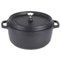 Kép 1/2 - AluChef® öntött alumíniumból készült lábas fedővel, fekete, 6,5 L