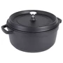 Kép 2/2 - AluChef® öntött alumíniumból készült lábas fedővel, fekete, 6,5 L