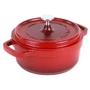 Kép 2/2 - AluChef® öntött alumíniumból készült lábas fedővel, piros, 2,4 L