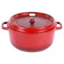 Kép 1/2 - AluChef® öntött alumíniumból készült lábas fedővel, piros, 6,5 L