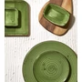 Kép 2/4 - Green Harmony lapos terítéktányér 25 cm