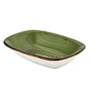 Kép 1/3 - Green Harmony szögletes tál 20 x 14 cm