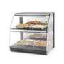 Kép 1/5 - Kvarc fűtéses pultra helyezhető melegentartó vitrin két szintes, HENDI, 230V/560W, 650x485x(H)630mm