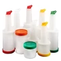 Kép 4/4 - Speed Pourer Set, palack piros kiöntővel, 1L