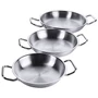 Kép 2/2 - Kétfülű serpenyő rozsdamentes acélból - 36 cm - 6,7 L