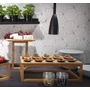 Kép 2/3 - Madeira display négy részes osztott alap doboz GN 1/1, 530 x 325 x 65 mm