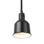 Kép 1/3 - Függesztett melegentartó lámpa hengeres alakú, HENDI, Fekete, 230V/250W, ø175x(H)250mm