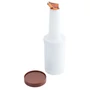 Kép 1/3 - Speed Pourer Set, palack barna kiöntővel, 1L