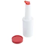 Kép 1/4 - Speed Pourer Set, palack piros kiöntővel, 1L