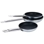 Kép 2/2 - Burrell alumínium serpenyő, tapadásmentes bevonattal 24 cm-es, 5,5 cm mély