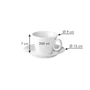 Kép 2/2 - ALLEGRO Cappuccinos bögre, tányérkával