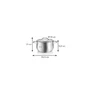 Kép 2/2 - HARMONY fazék fedővel o 24 cm, 7.0 l