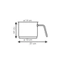 Kép 2/2 - HOME PROFI tejforraló o 14 cm, 1.8 l
