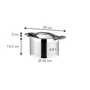 Kép 2/4 - ULTIMA fazék fedővel o 20 cm, 4.0 l