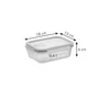Kép 3/6 - FRESHBOX Glass ételtároló doboz, 0.6 l