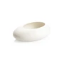 Kép 1/5 - F.HOME Stones alacsony virágcserép,fehér